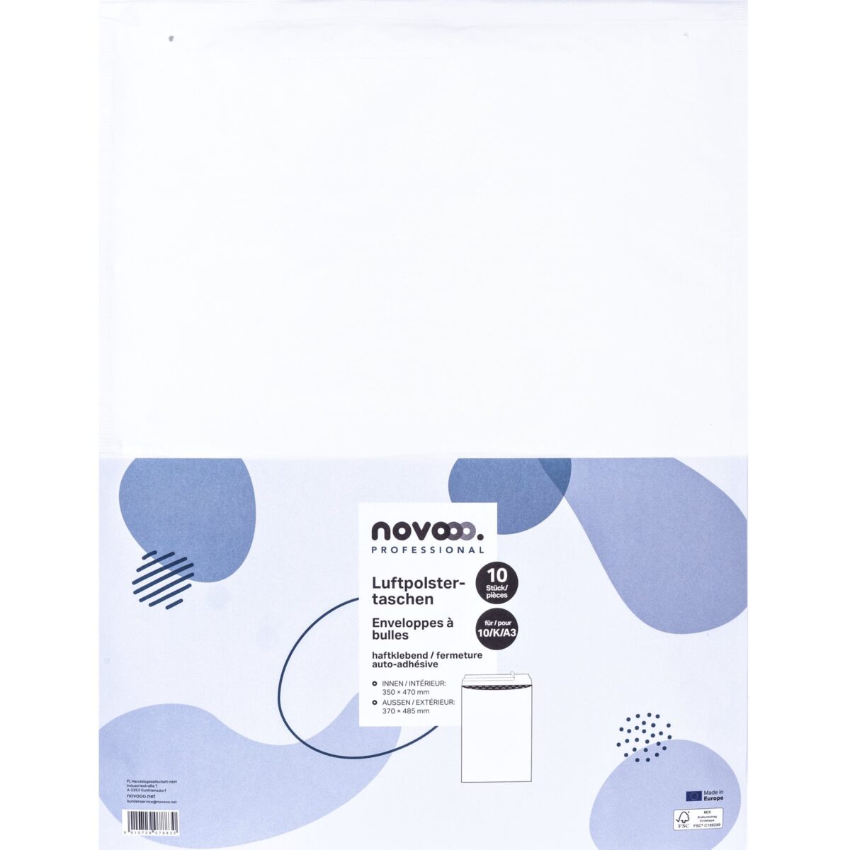 NOVOOO Luftpolstertasche E-1712153 weiss, 350x470mm 10 Stück – Hochwertig & günstig bei ShopDeca