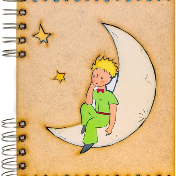 KOMONI Notizbuch Le petit Prince A6 LPP-MOON6G liniert 90 Blatt