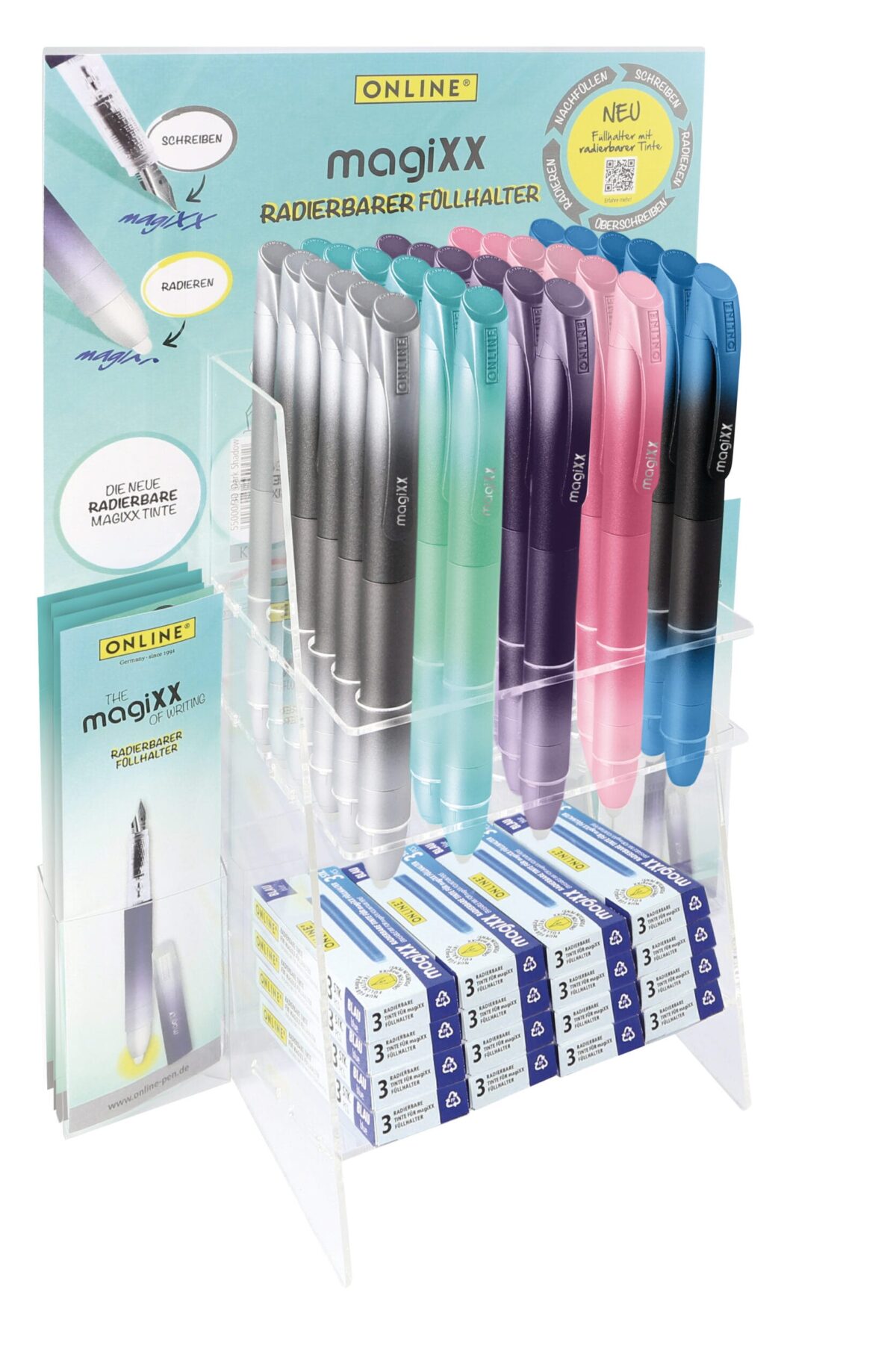 ONLINE Display Füllhalter MagiXX M 55105/3D ass., inkl. Tinte 46 Stück – Hochwertig & günstig bei ShopDeca