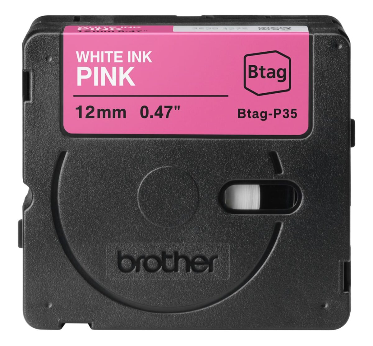 PTOUCH Band weiss/pink n. laminiert BTAG-P35 PT-N10/N20/N25BT 12 mm – Hochwertig & günstig bei ShopDeca
