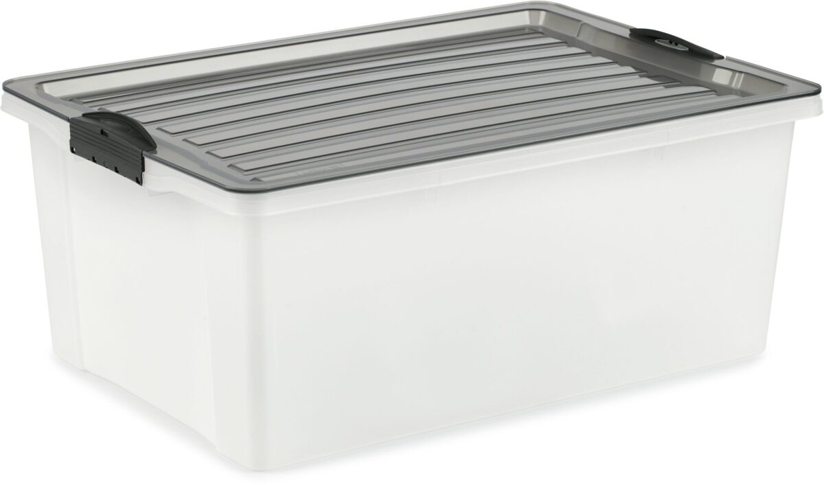 ROTHO Stapelbox Compact 38l 1767708812WS anthrazit/transparent – Hochwertig & günstig bei ShopDeca