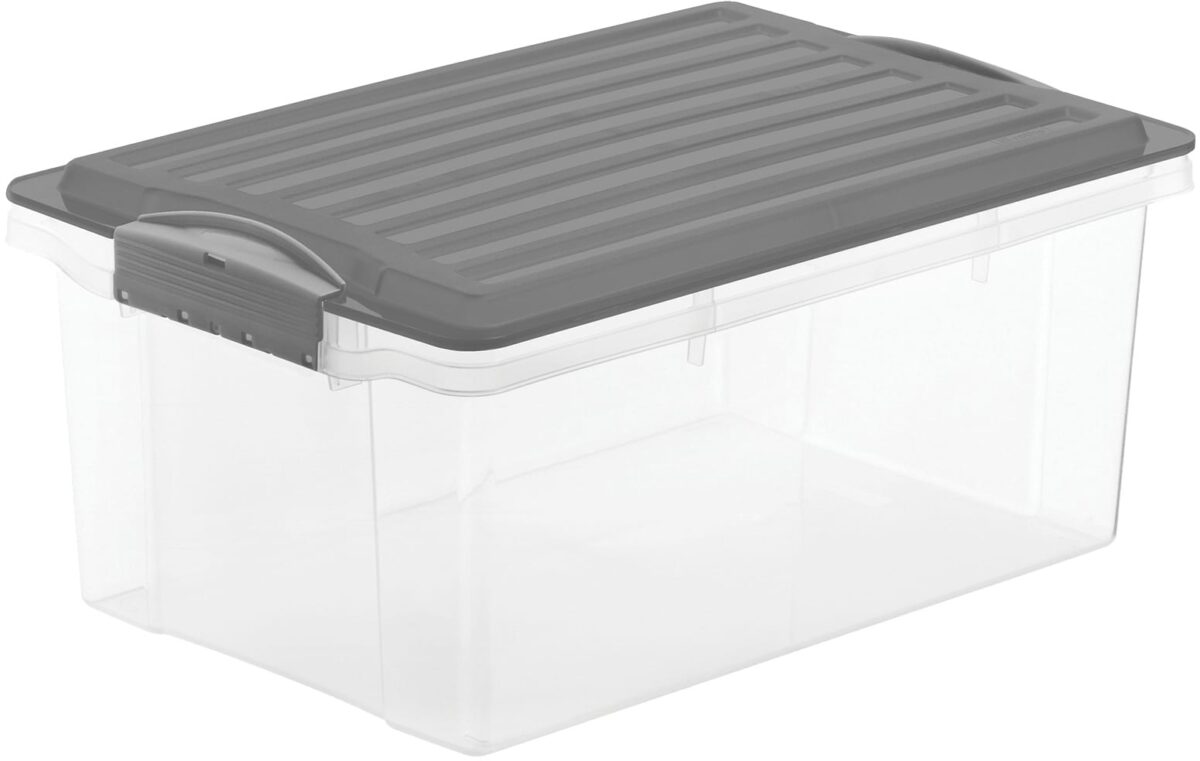 ROTHO Stapelbox Compact 13l 1776008812WS anthrazit/transparent – Hochwertig & günstig bei ShopDeca