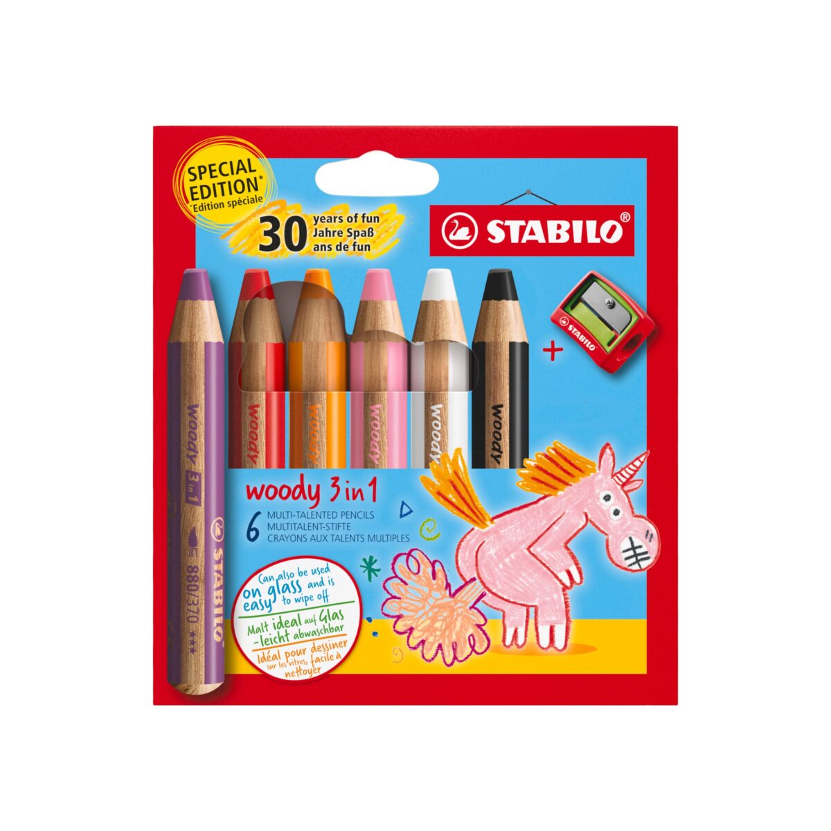 STABILO Farbstifte Woody 3 in 1 01.04.8806 Unicorn 6 Stück – Hochwertig & günstig bei ShopDeca