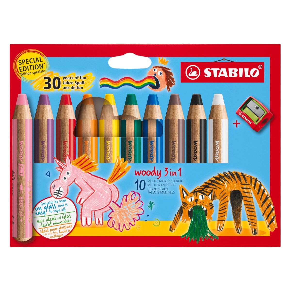STABILO Farbstifte Woody 3 in 1 880/10-3 30 Years 10 Stück – Hochwertig & günstig bei ShopDeca