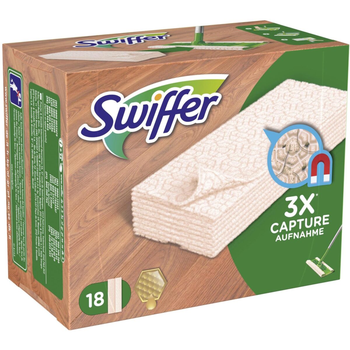 SWIFFER Wischtuch Holz & Parkett 5413149232754 18 Stück – Hochwertig & günstig bei ShopDeca
