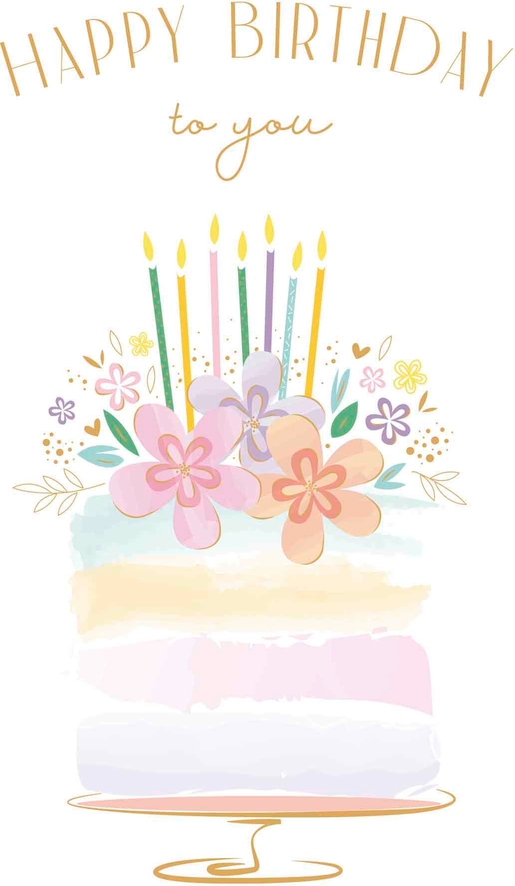 ABC-51106-7611119210490 ABC Geburtstagskarte B6 51106 Torte – Hochwertig & günstig bei ShopDeca