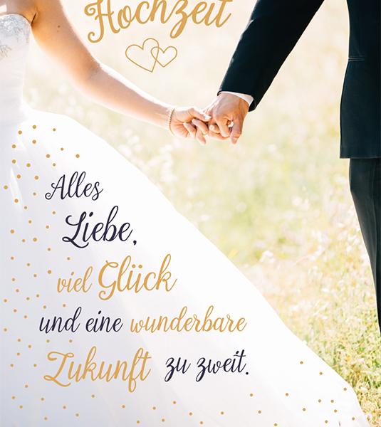 ABC Hochzeitskarte B6 51592 Brautpaar