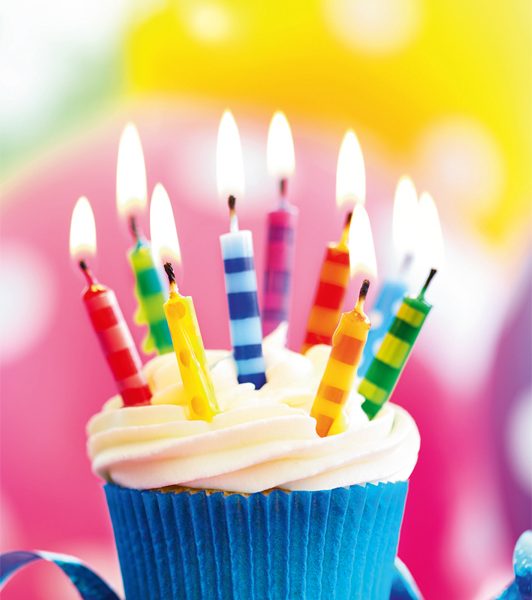 ABC Glückwunschkarte Blanko B6 51841 Cupcake mit Kerzen