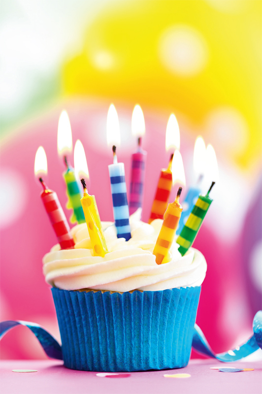 51841.indd ABC Glückwunschkarte Blanko B6 51841 Cupcake mit Kerzen – Hochwertig & günstig bei ShopDeca