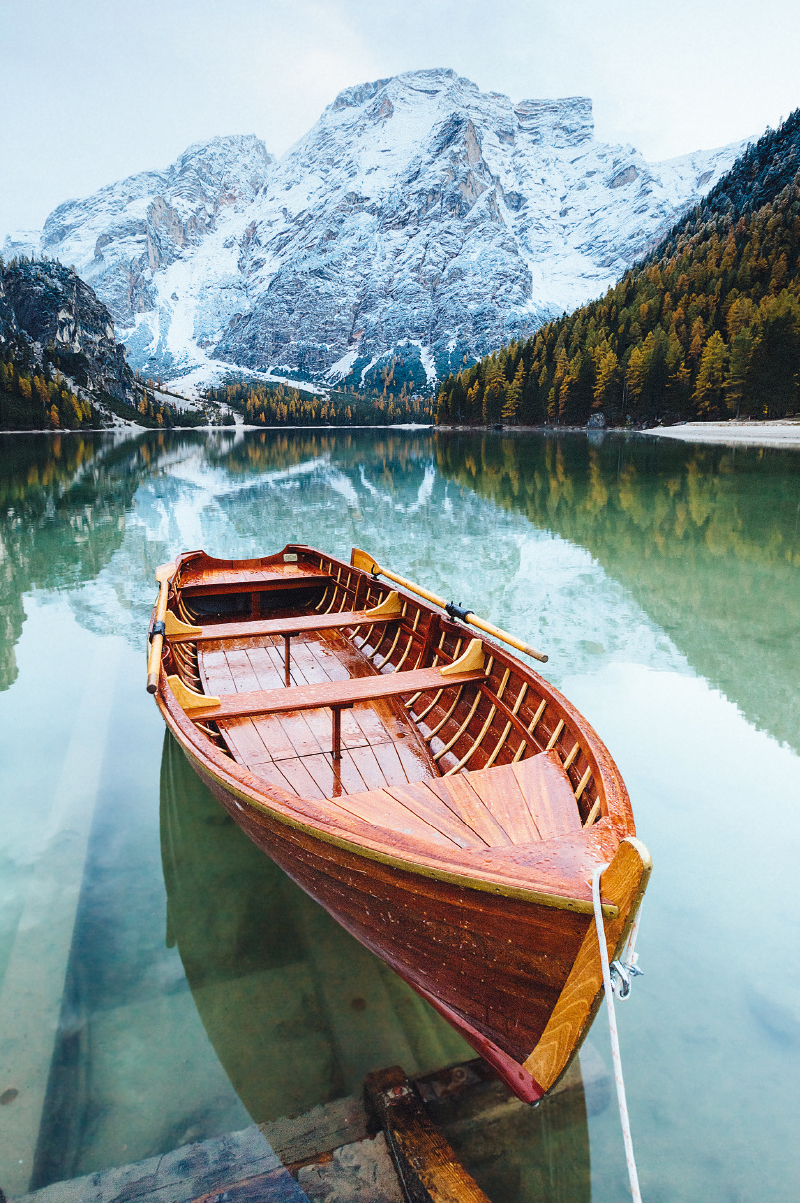 51853.indd ABC Glückwunschkarte Blanko B6 51853 Boot auf Bergsee – Hochwertig & günstig bei ShopDeca