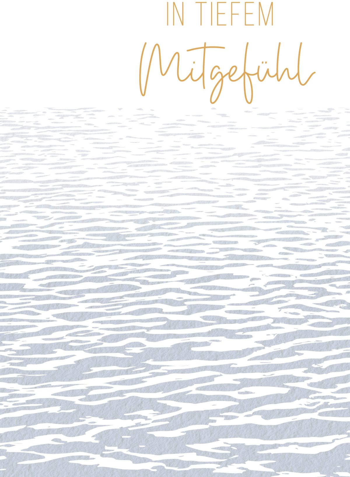 ABC Trauerkarte B6 52000 Stiller See – Hochwertig & günstig bei ShopDeca