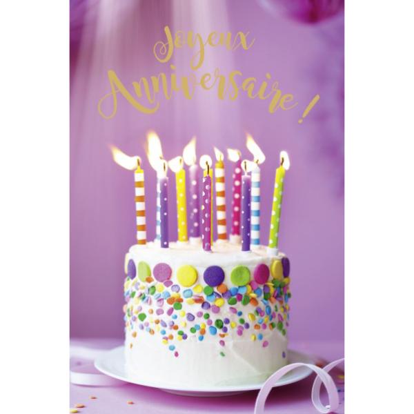 ABC Geburtstagskarte FR B6 53063 Torte