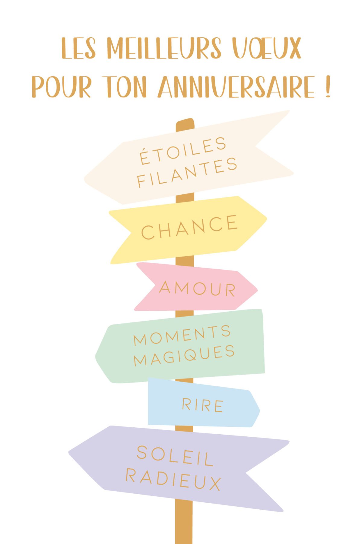 ABC Geburtstagskarte FR B6 53071 Wegweiser – Hochwertig & günstig bei ShopDeca