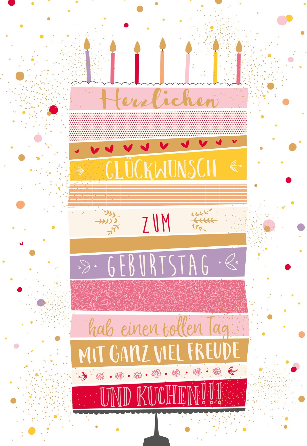 ABC Geburtstagskarte A4 53943 Torte – Hochwertig & günstig bei ShopDeca