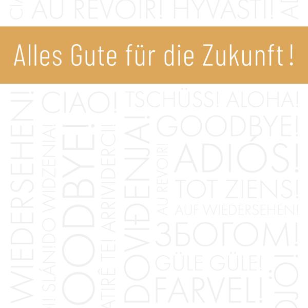 ABC Abschiedskarte DE A4 54021 Goldband