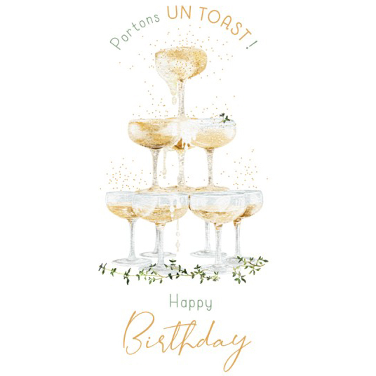 ABC-8447-4255838201587 ABC Geburtstagskarte FR B6 8447 Champagner Gläser – Hochwertig & günstig bei ShopDeca