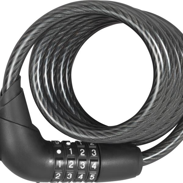 ABUS Spiralkabelschloss CC Lock CCLOCK4101 schwarz