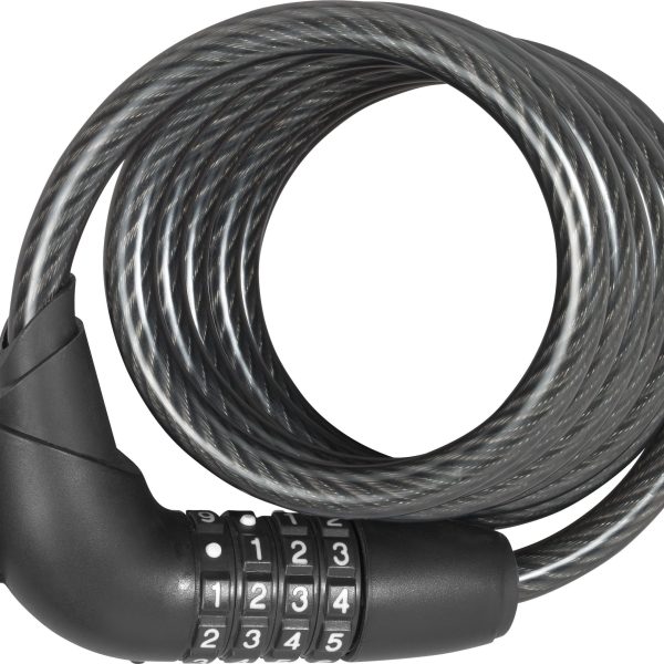 ABUS Spiralkabelschloss CC Lock CCLOCK4101 schwarz