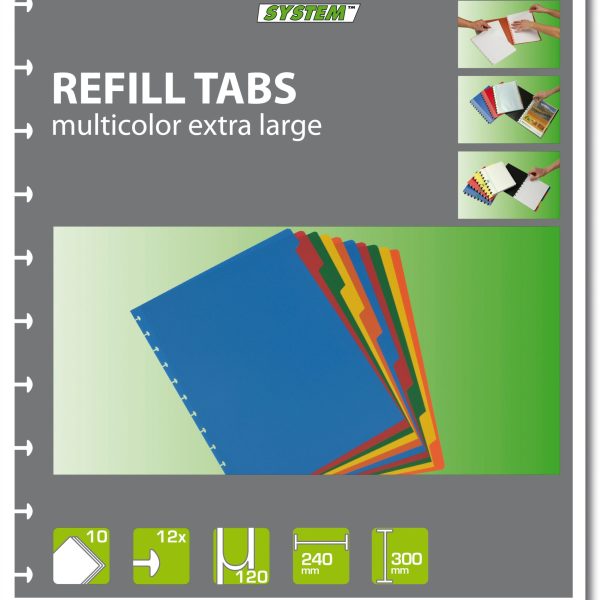 ADOC Register PP A4+ 1899.100 multicolor 10-teilig