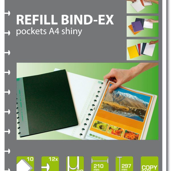 ADOC Ersatztaschen A4 5811.000 transp. glanz 10 Stück