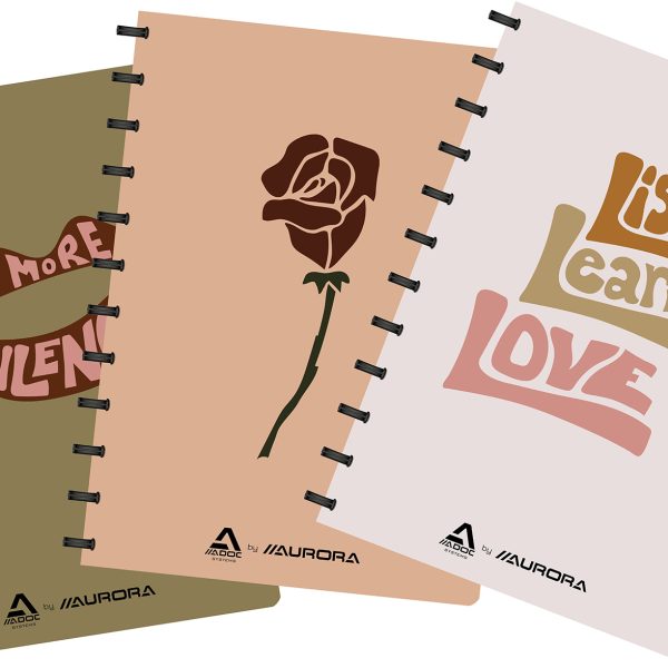 ADOC Ringbuch A4 6055.25 assortiert, kariert 144 Seiten