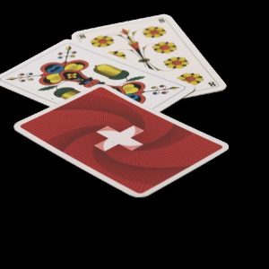 AGMÜLLER Jasskarten Swiss Flag 57x89mm 106801112 Jass-Figuren DE