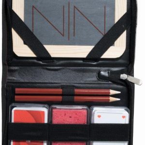 AGMÜLLER Jasskarten-Set Etui schwarz 11531004 Piquet 2 Stück