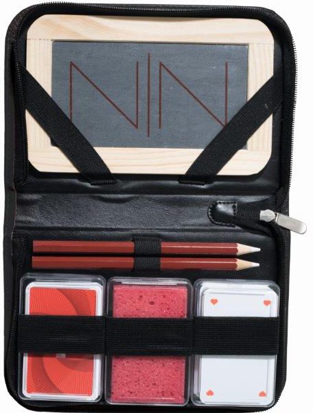 AGMÜLLER Jasskarten-Set Etui schwarz 11531004 Piquet 2 Stück