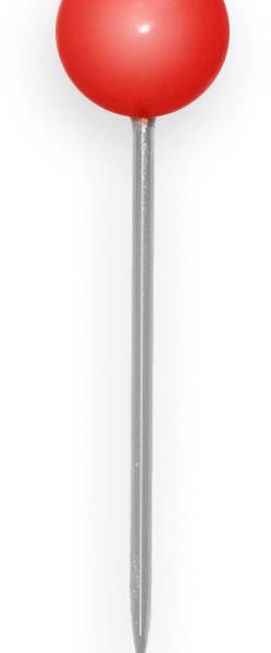 ALCO Landkartennadel 5x16mm 612 rot 100 Stück