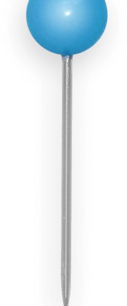 ALCO Landkartennadeln 5mmx16mm 614 hellblau 100 Stück