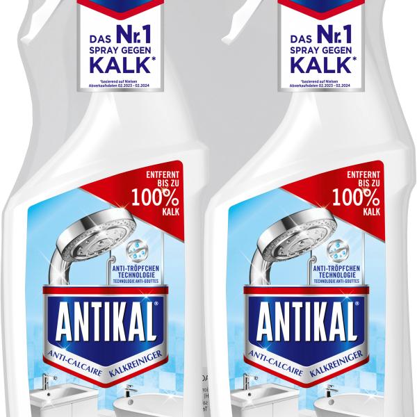 ANTIKAL Kalkreiniger Spray 972086 Classic Spray Duo 2x800ml