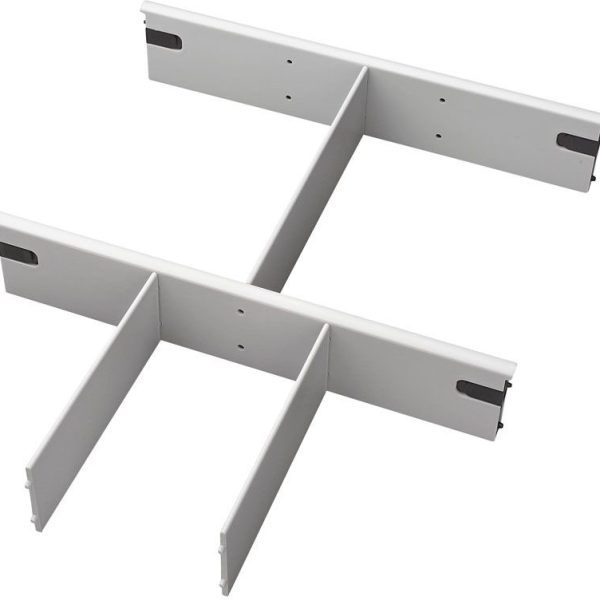 APOLLO Trennsteg-Set VACTR grau, für Rollcontainer