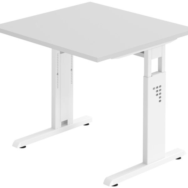 APOLLO Bürotisch ZERO 120x67cm VOS612/W/W weiss/weiss
