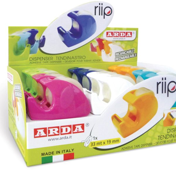 ARDA Klebbandabroller 19mmx33m C1347TL 6 Farben 24 Stück