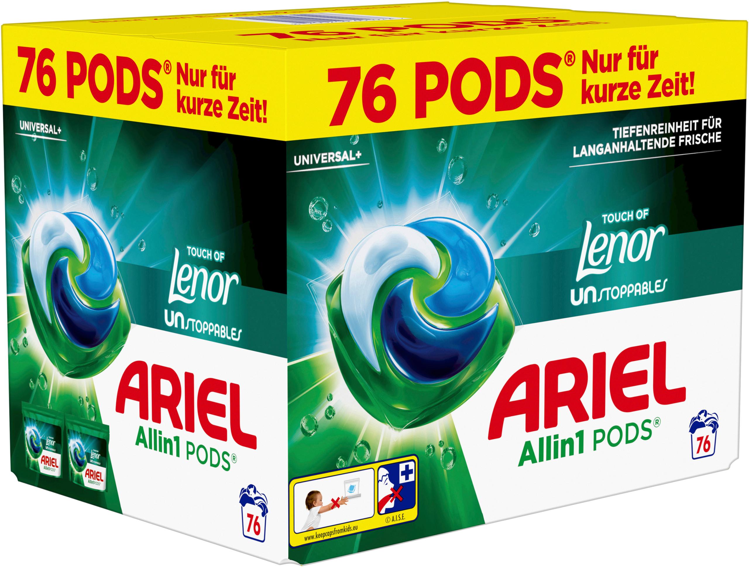 checked bmh ARIEL Wäsche-Pods Allin1 972035 Touch of Unstoppables 76 Pods – Hochwertig & günstig bei ShopDeca