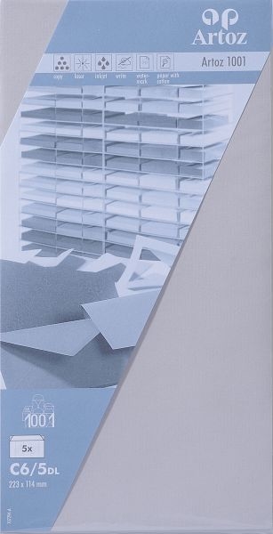ASCII ARTOZ Couverts 1001 C6/5 107294182 100g, lichtgrau 5 Stück – Hochwertig & günstig bei ShopDeca