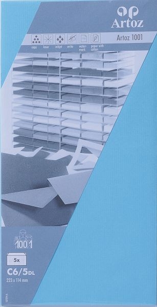 ASCII ARTOZ Couverts 1001 C6/5 107294183 100g, azur 5 Stück – Hochwertig & günstig bei ShopDeca
