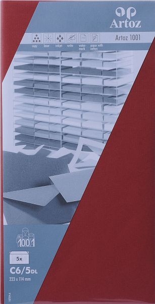 ASCII ARTOZ Couverts 1001 C6/5 107294185 100g, weinrot 5 Stück – Hochwertig & günstig bei ShopDeca