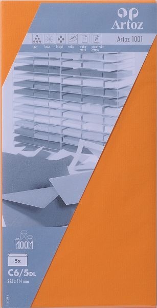 ASCII ARTOZ Couverts 1001 C6/5 107294185 100g, orange 5 Stück – Hochwertig & günstig bei ShopDeca