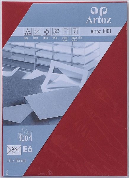 ASCII ARTOZ Couverts 1001 E6 107374185 100g, weinrot 5 Stück – Hochwertig & günstig bei ShopDeca