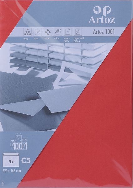 ASCII ARTOZ Couverts 1001 C5 107394185 100g, rot 5 Stück – Hochwertig & günstig bei ShopDeca