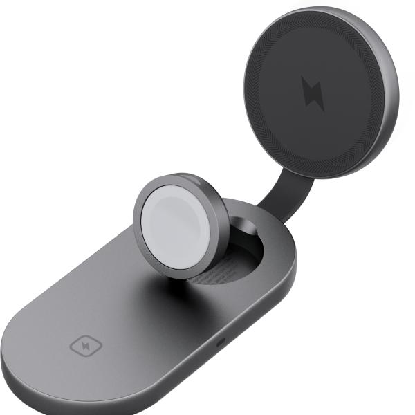 AUKEY MagFusionC 3-IN-1 foldable LC-MC313 Wirel.Charger Qi2 15W+5W+5W