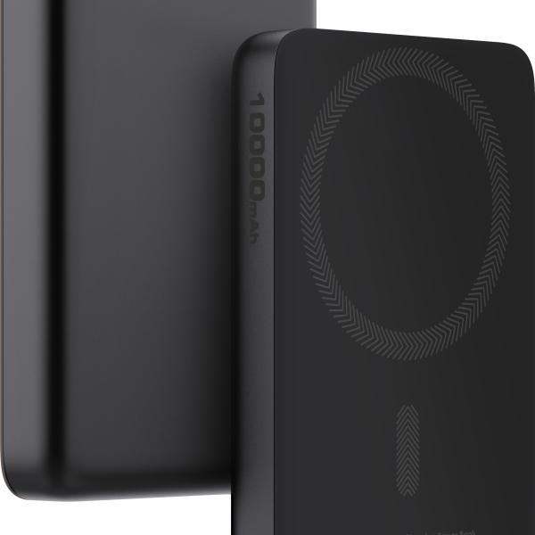 AUKEY MagFusion Slim 10000mAh PB-MS08 BG Powerbank Qi2 Wireless,Black