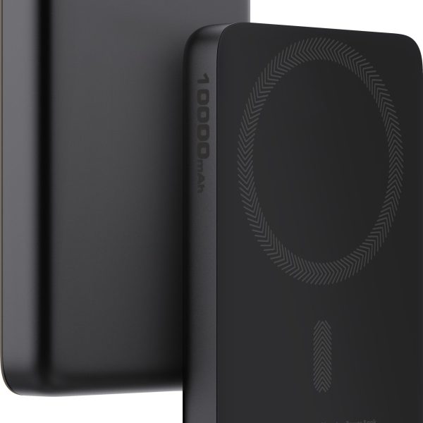 AUKEY MagFusion Slim 10000mAh PB-MS08 BG Powerbank Qi2 Wireless,Black