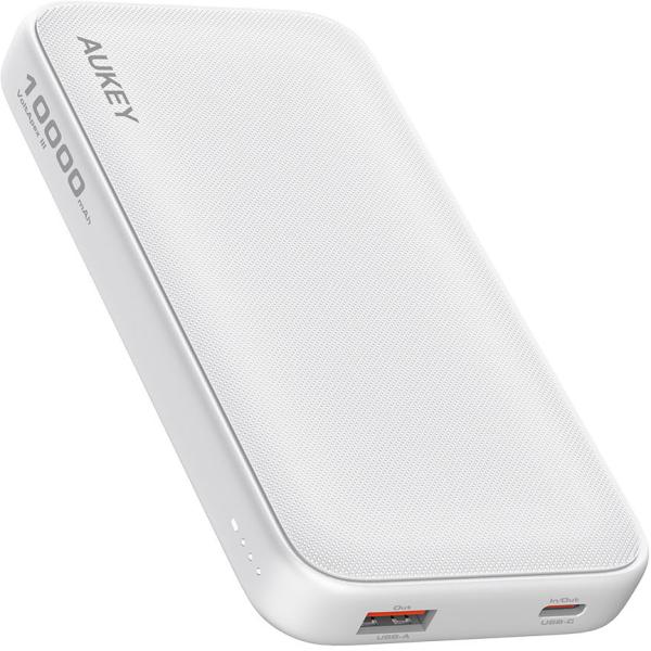 AUKEY Spark GO 10000mAh Plus Powerba PB-Y46P WH 20W Fast Charging, White