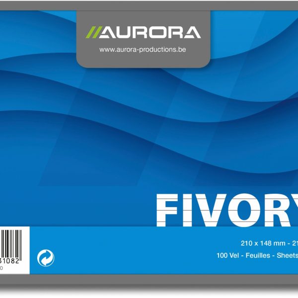 AURORA Karteikarten liniert A5 42820 weiss 100 Stück