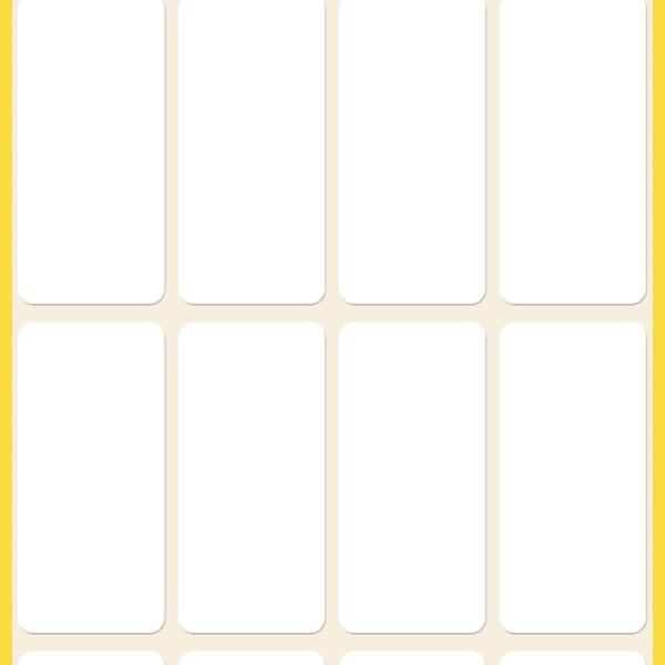 AVERY ZWECKFORM Etiketten 38×18mm 3077 weiss 72 Stück