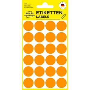 AVERY ZWECKFORM Markierungspunkte 18mm 3173 orange 96 Stück
