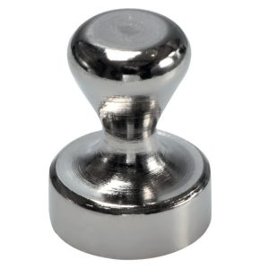 BEREC Griffmagnet Metall 12mm GM12S.56 vernickelt 2 Stück