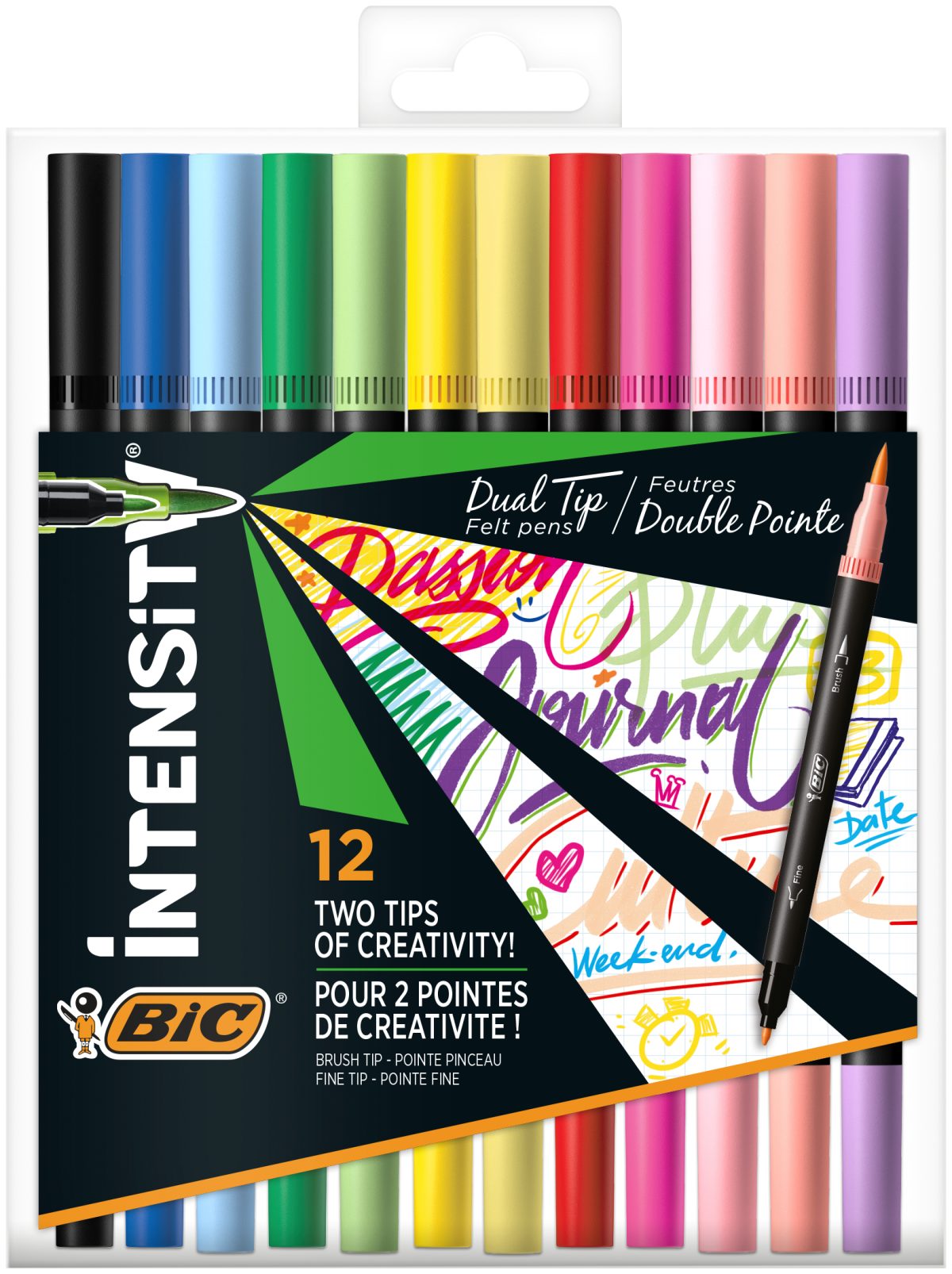 BIC Filzstifte Dualtip Intensity 503847 12 Stück – Hochwertig & günstig bei ShopDeca